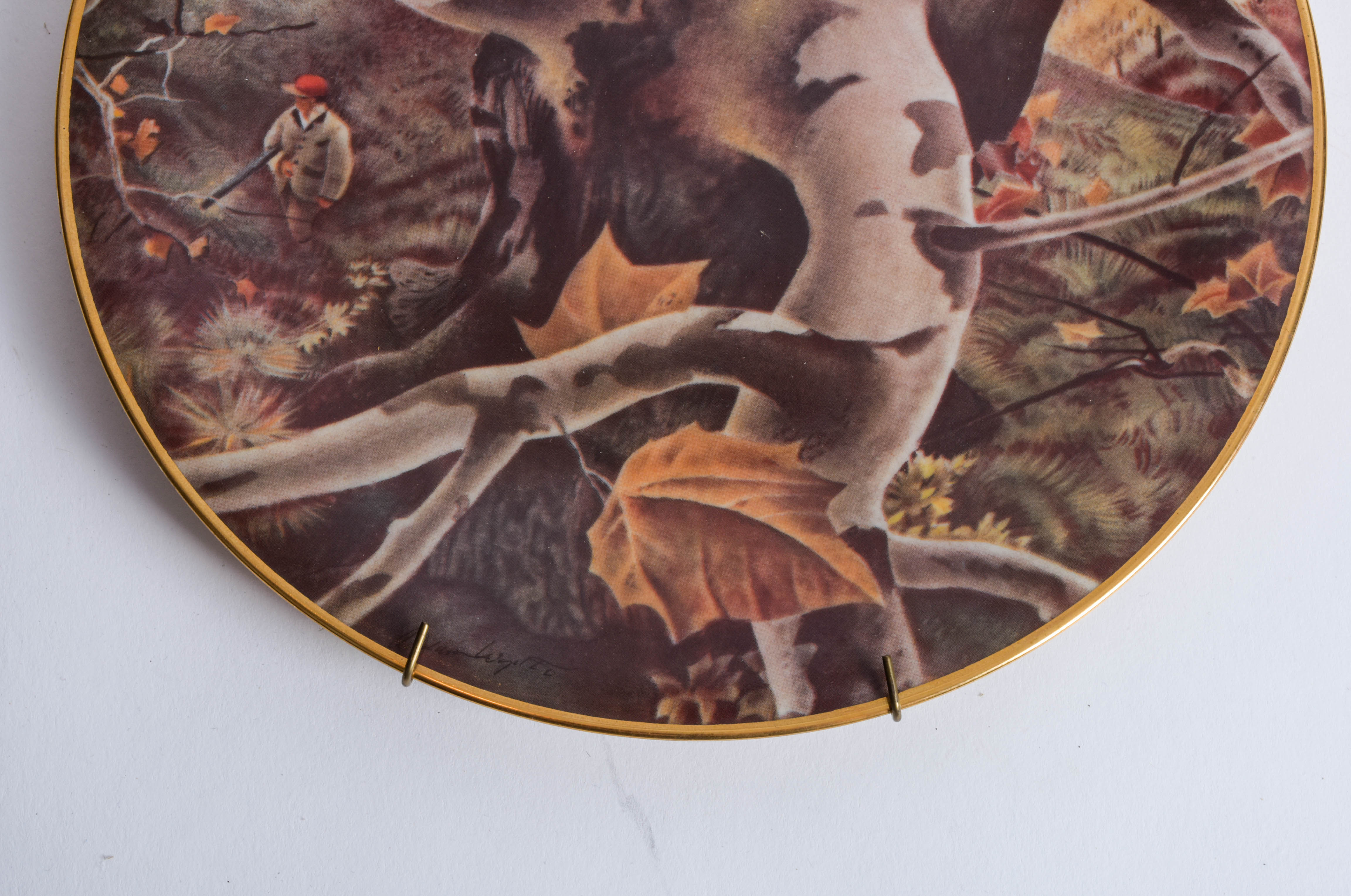 Andrew Wyeth Limited Edition Collector Plate "The Hunter"