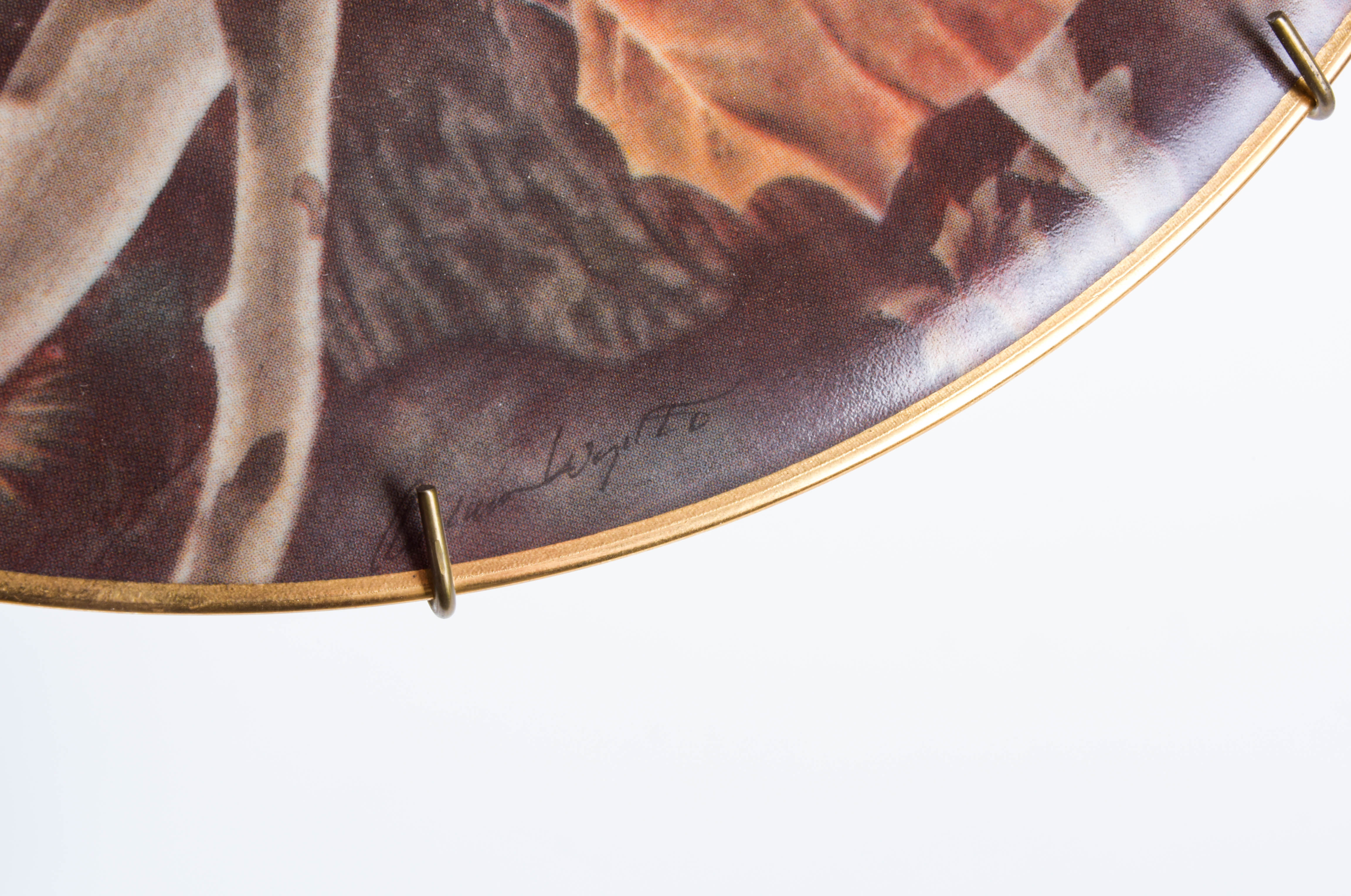 Andrew Wyeth Limited Edition Collector Plate "The Hunter"