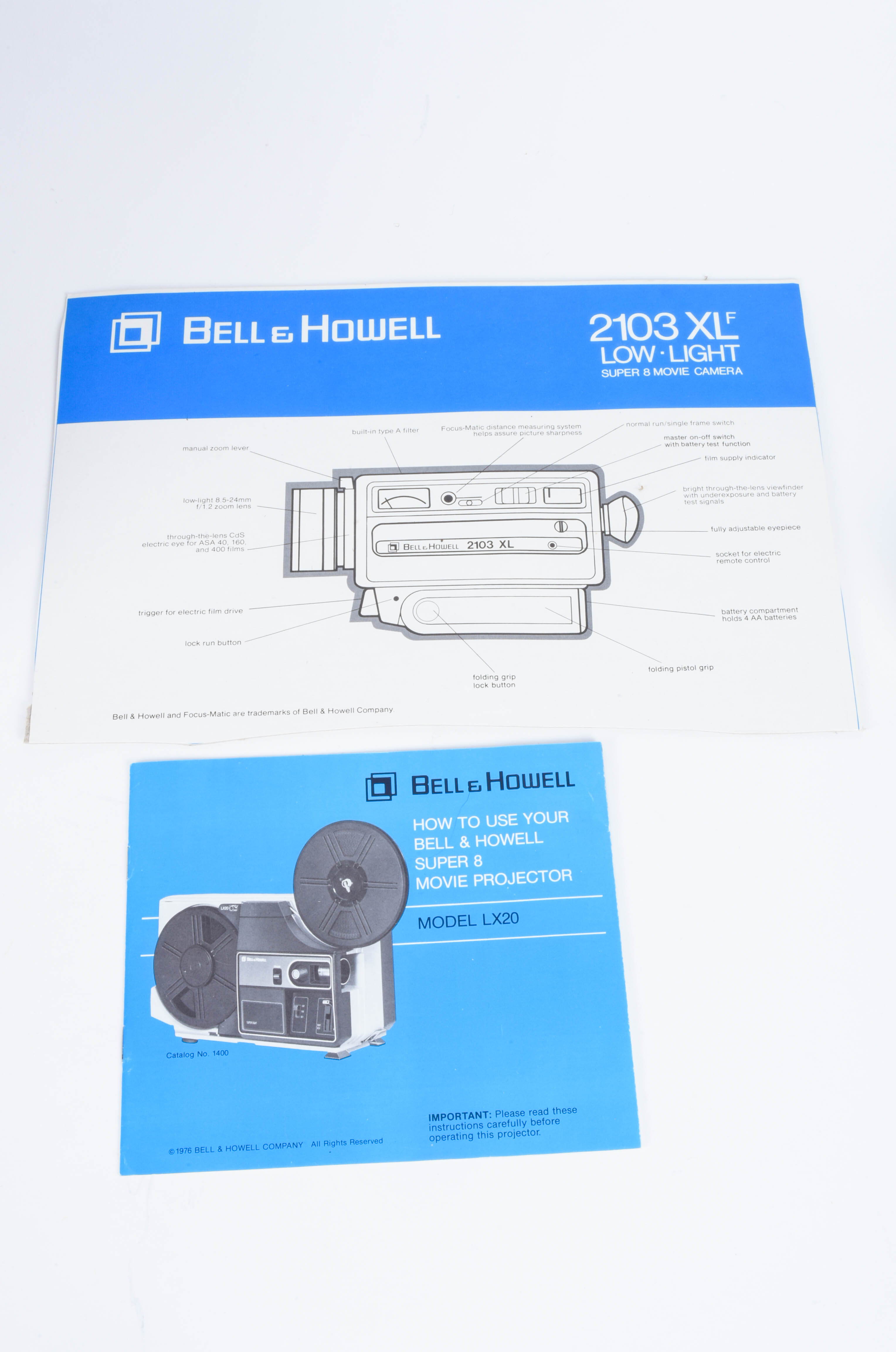 Bell & Howell LX20 Super 8 Movie Projector