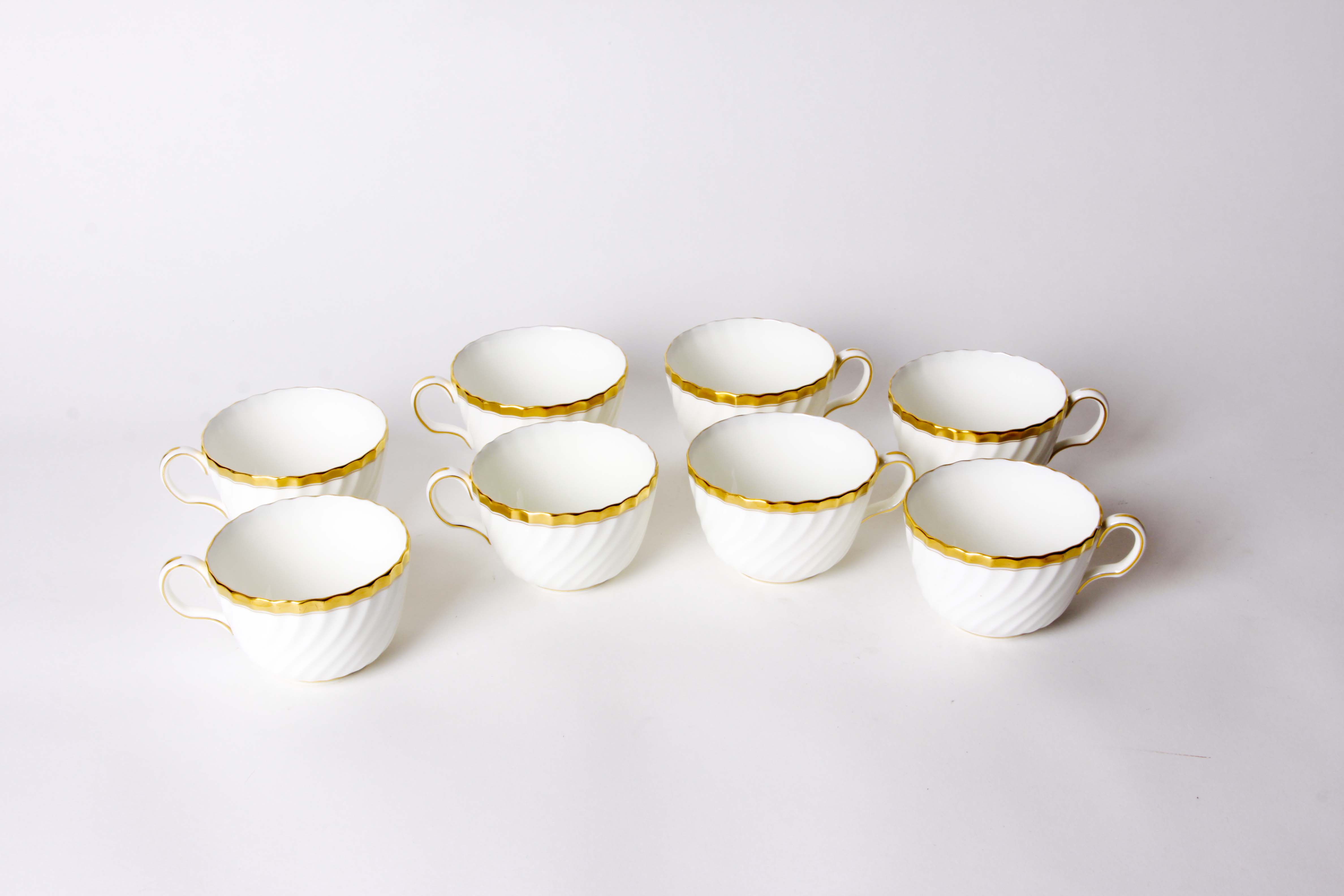 Minton English China Gold Rose Pattern