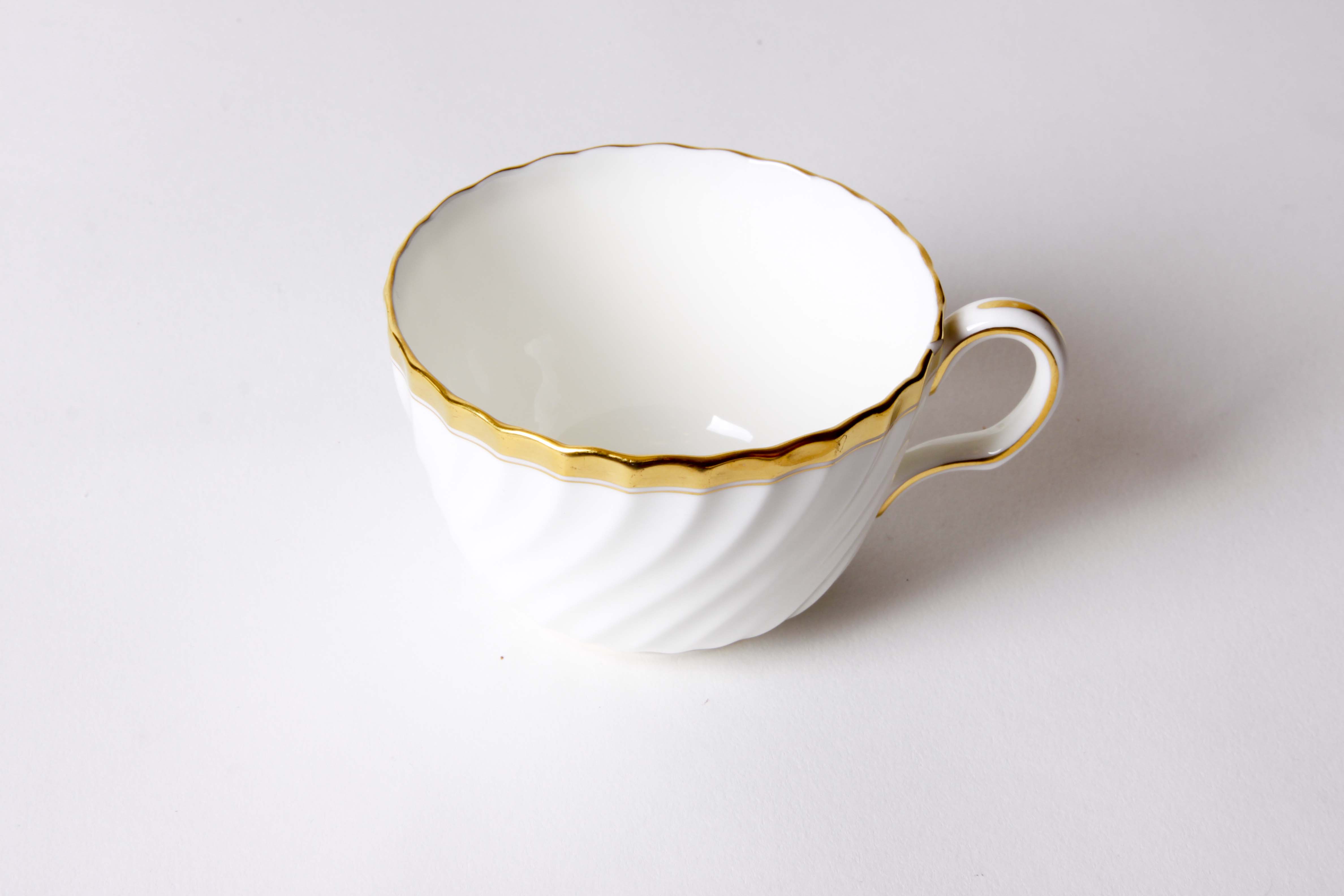Minton English China Gold Rose Pattern