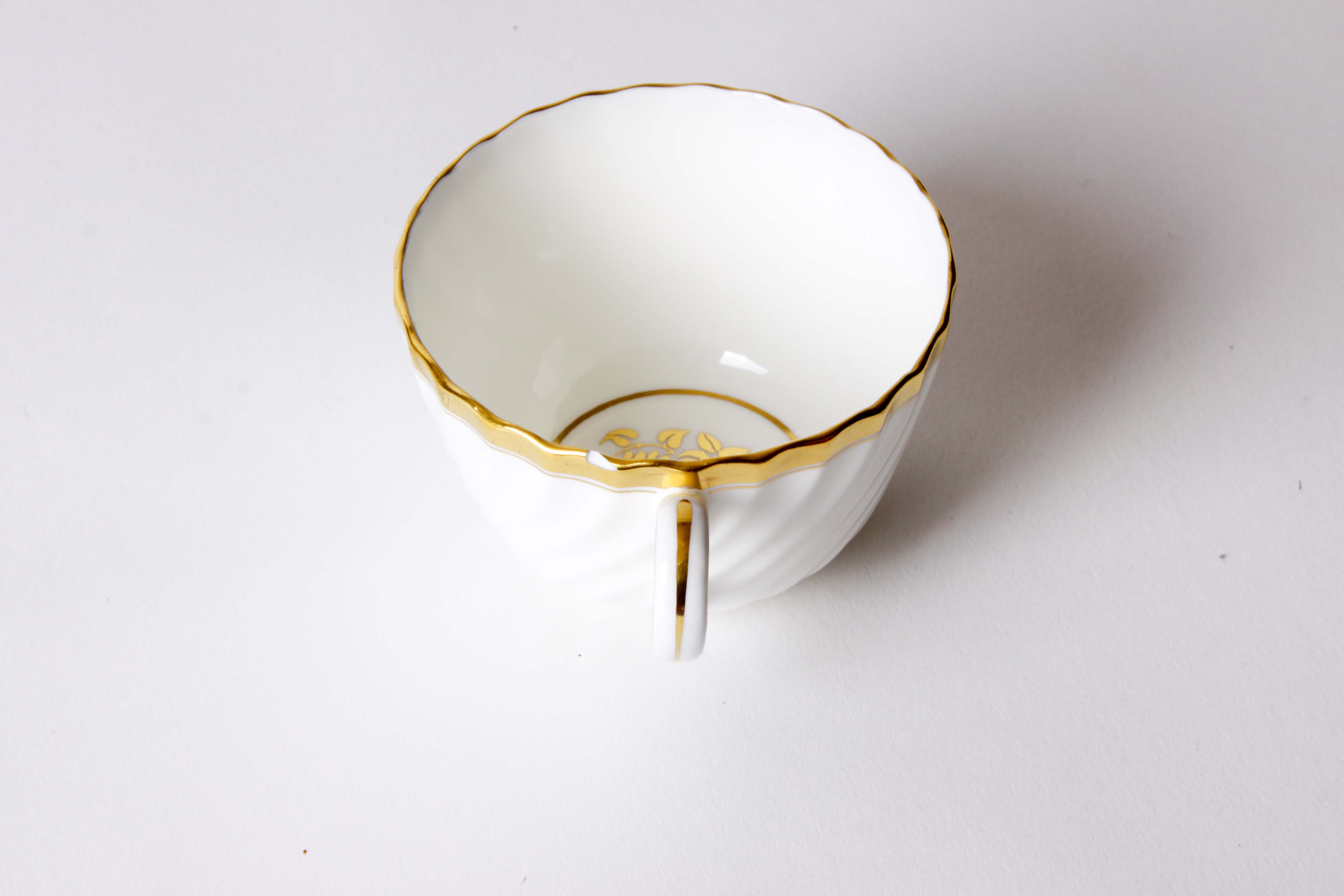 Minton English China Gold Rose Pattern