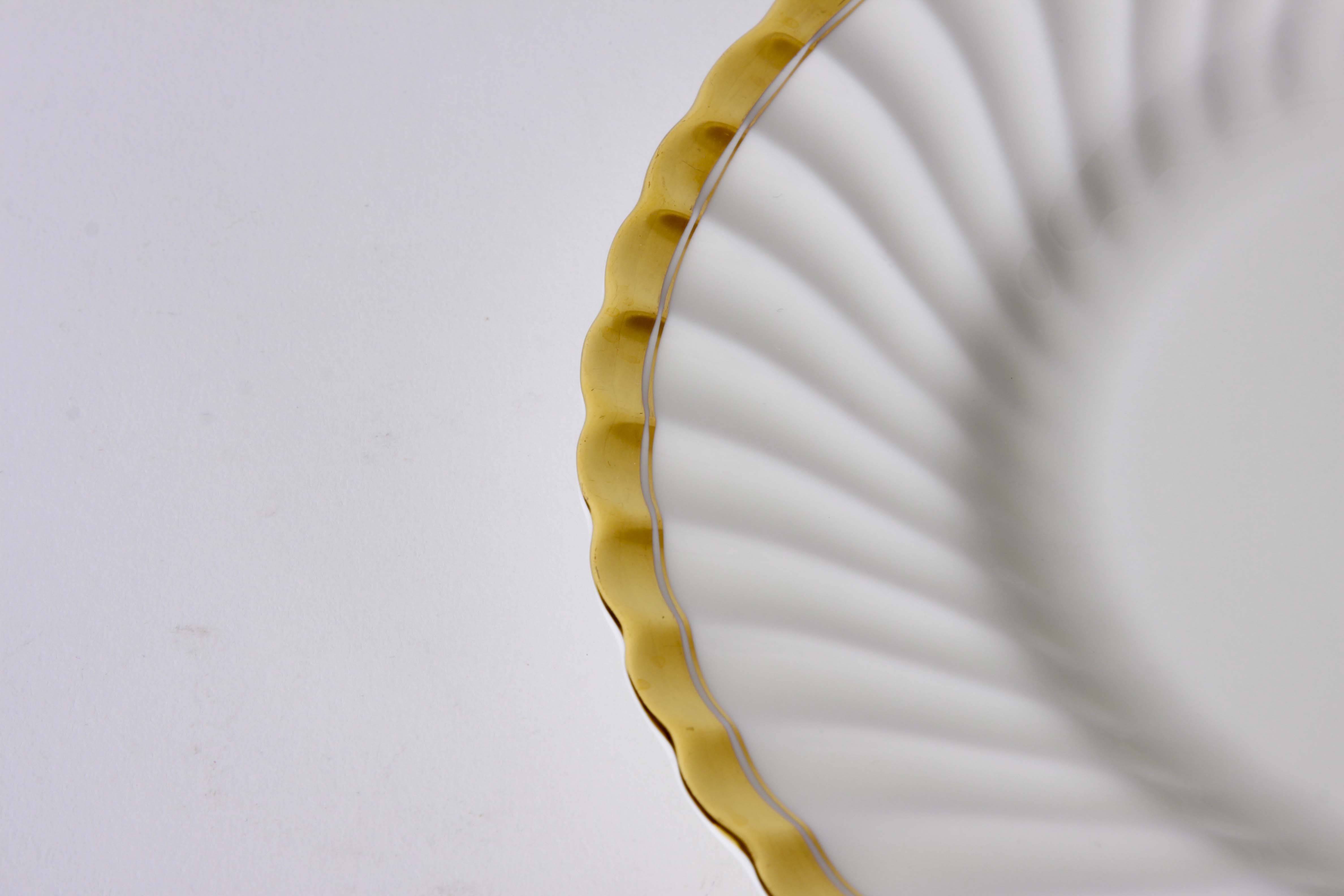 Minton English China Gold Rose Pattern