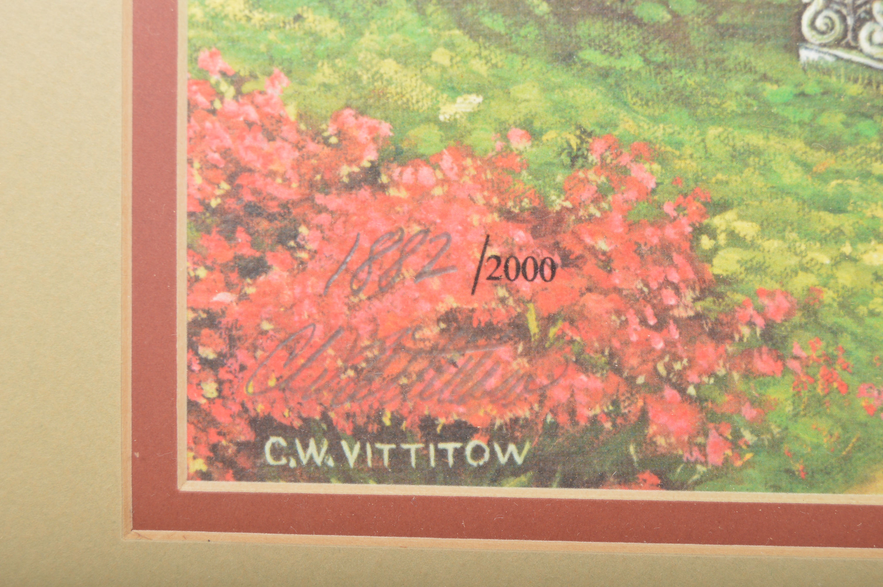 Charles W Vittitow Print "Spring At My Old Kentucky Home"