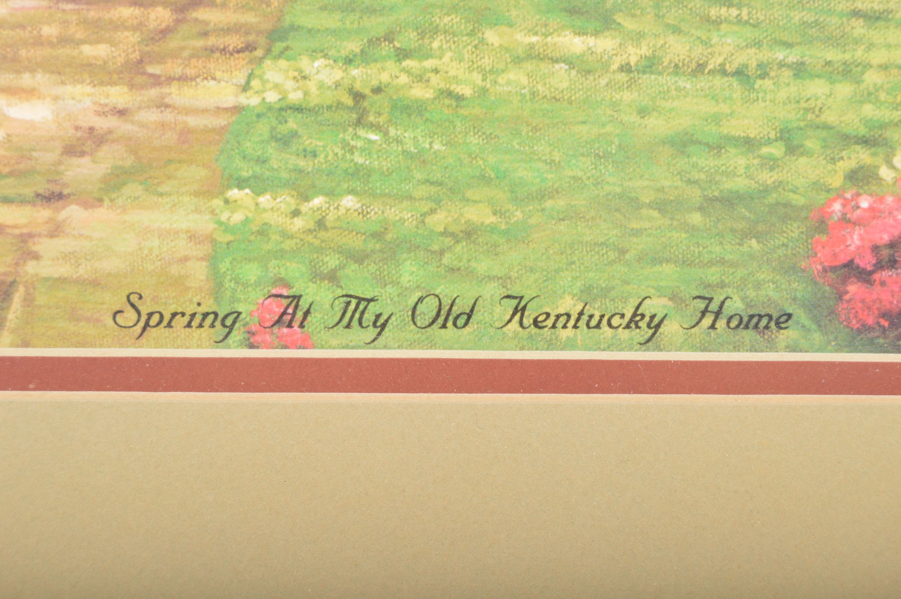 Charles W Vittitow Print "Spring At My Old Kentucky Home"