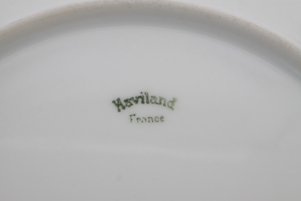 Haviland France Hand Painted Signed Porcelain Plate