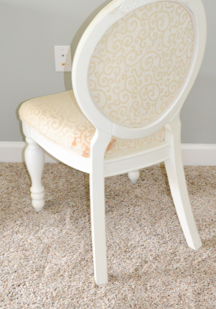 American Signature Painted Desk and Chair