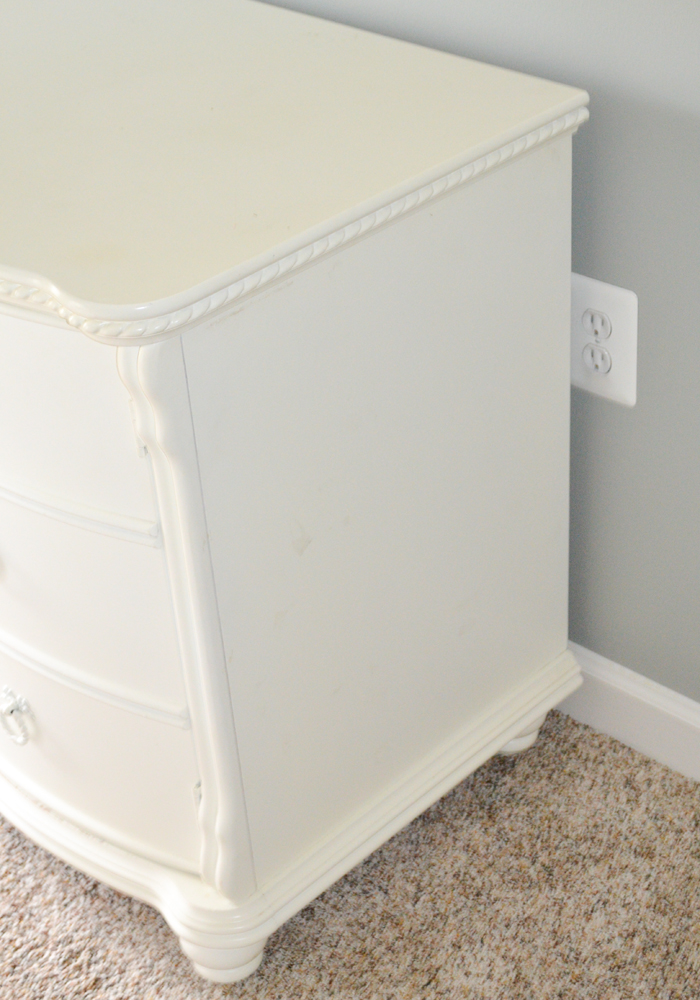 American Signature Painted Desk and Chair