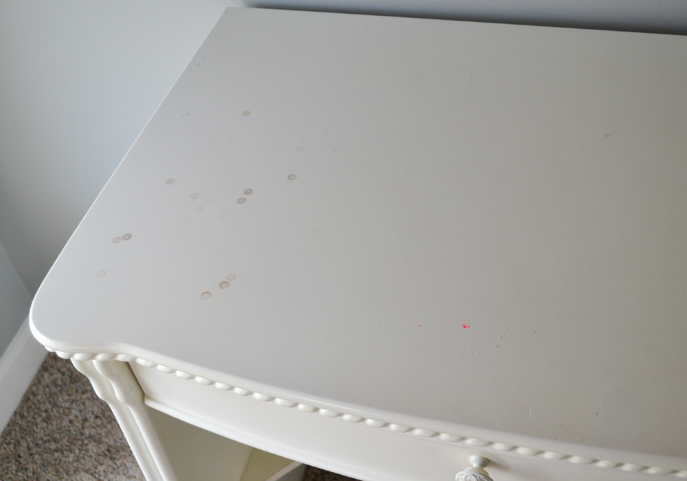 American Signature Painted Desk and Chair