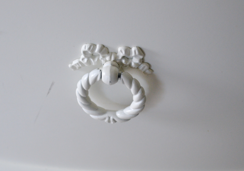 American Signature Painted Desk and Chair