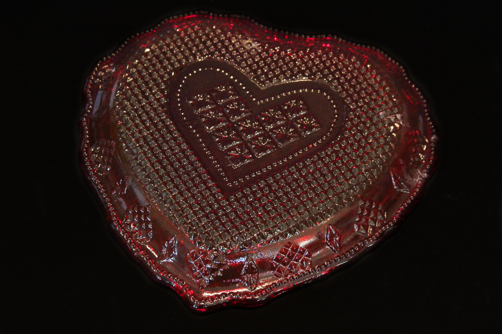 Assortment of Colored Glass Dishes