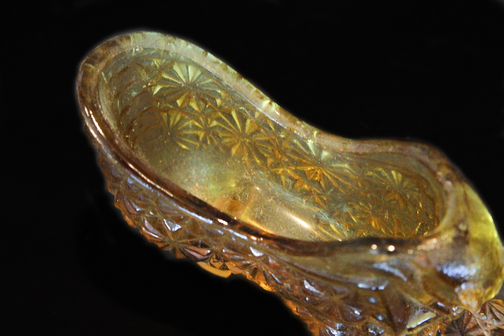 Assortment of Colored Glass Dishes