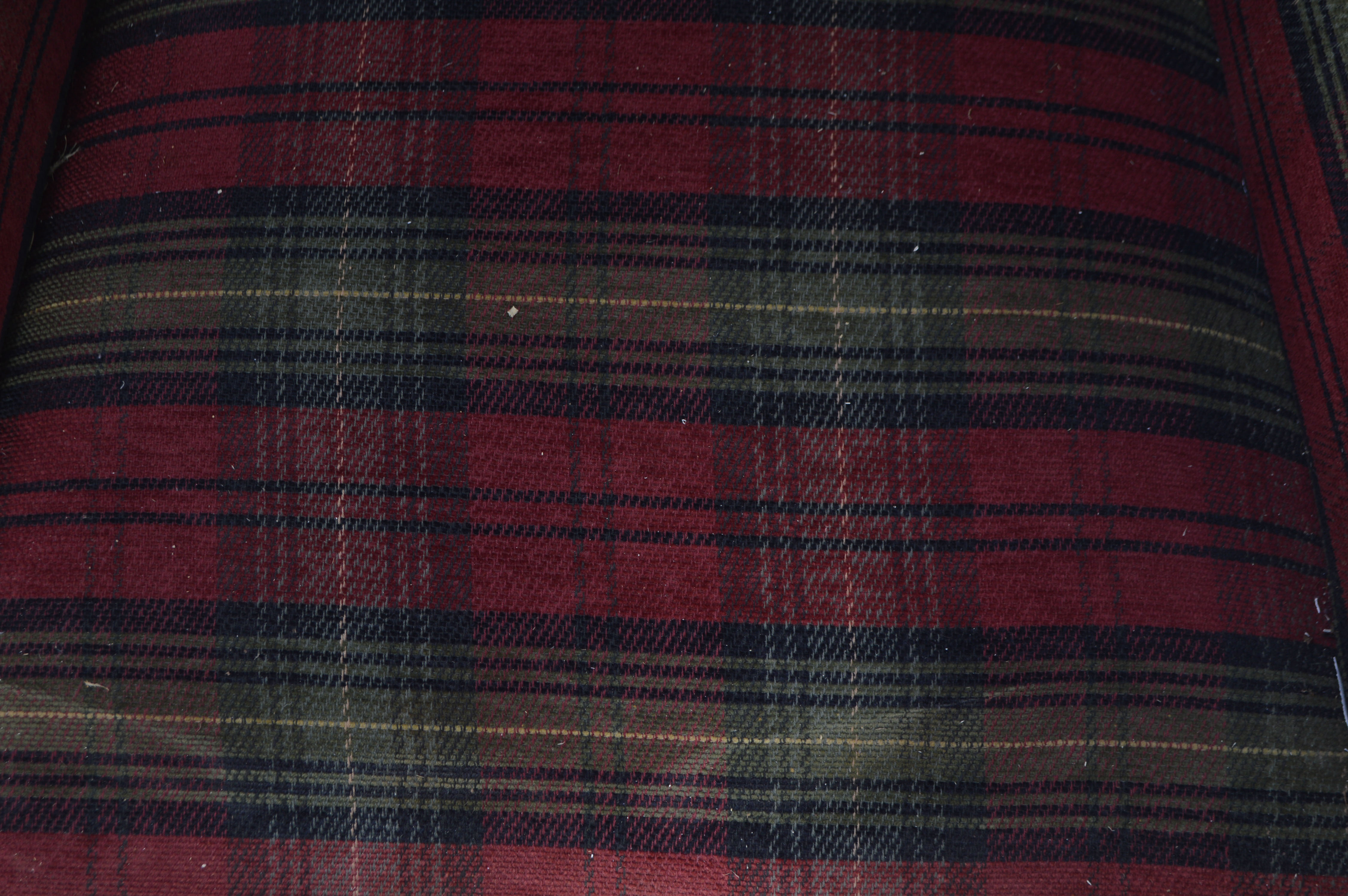 Plaid Wingback Chair