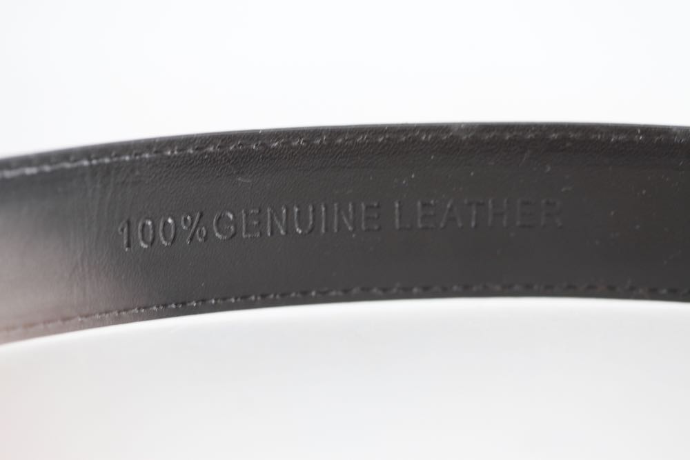 Salvatore Ferragamo Black Leather Belt