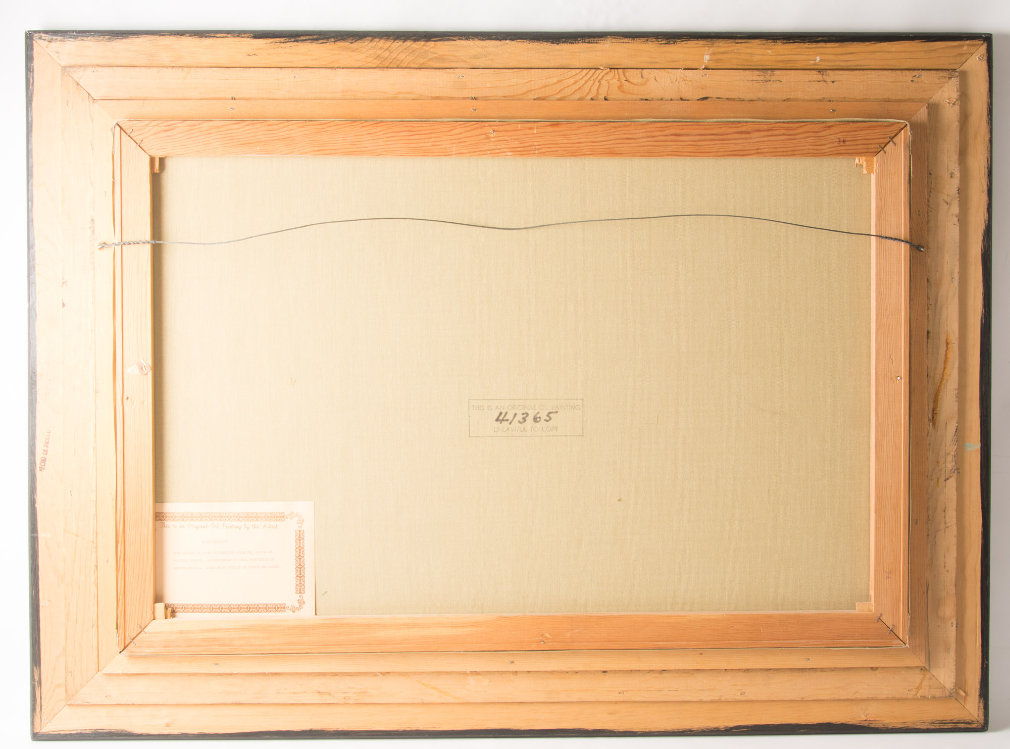 Horst Baumgart Original Oil on Canvas