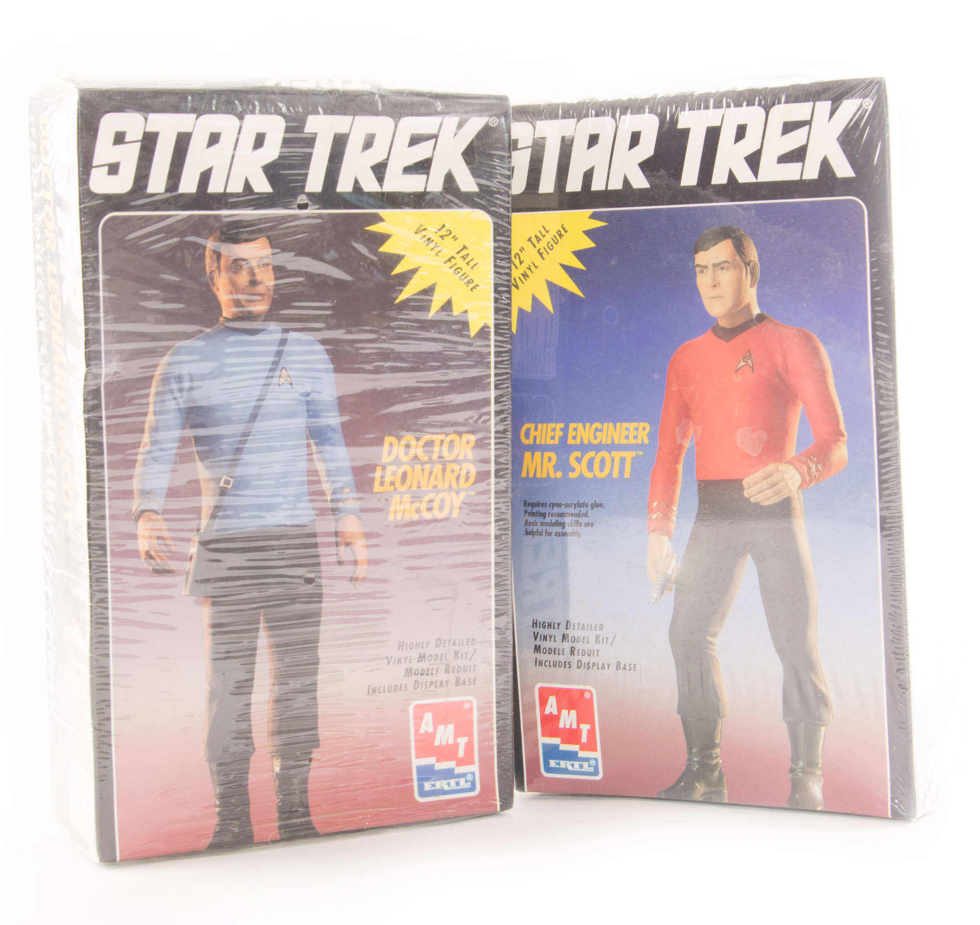 Vintage Star Trek Character Model Kits
