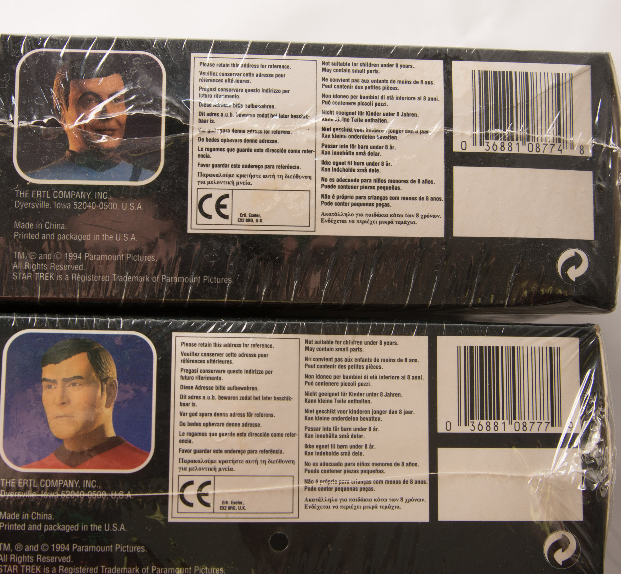 Vintage Star Trek Character Model Kits