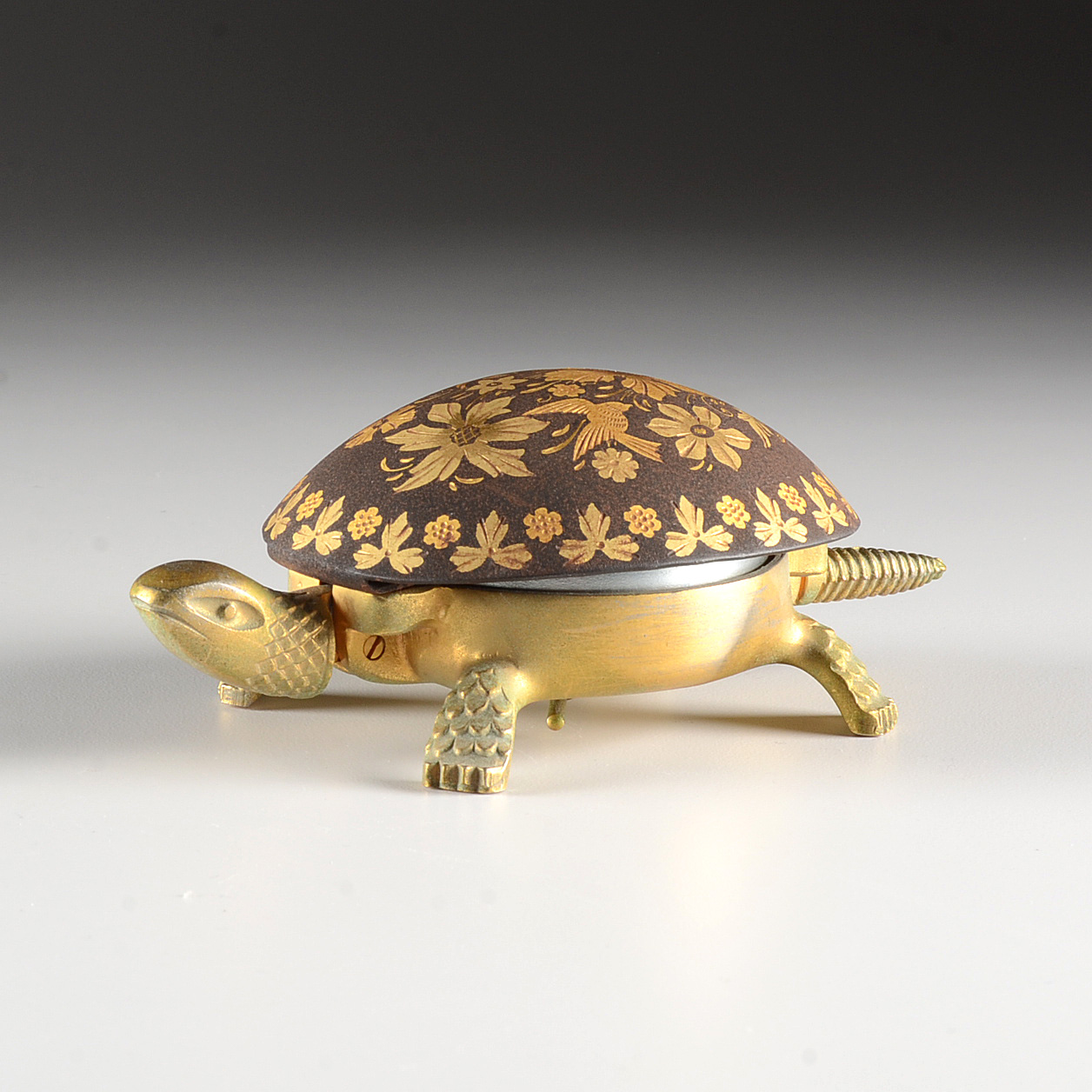 Antique Boj Eibar Espana Brass Damascene Hotel Lobby Bell