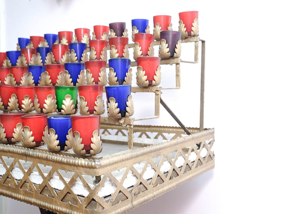 Vintage Church Votive Candle Stand