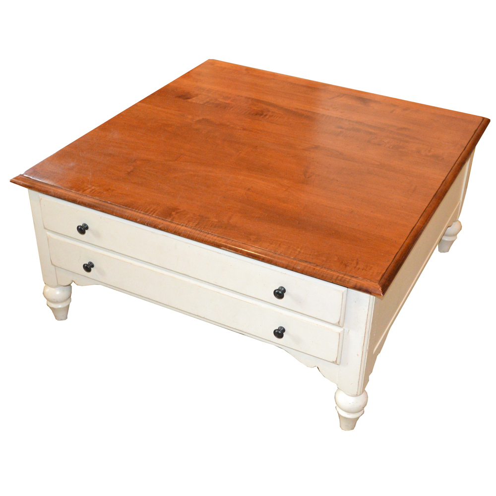 Ethan Allen Farmhouse Style Coffee Table