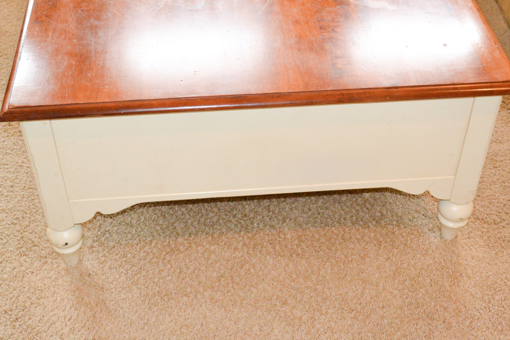 Ethan Allen Farmhouse Style Coffee Table