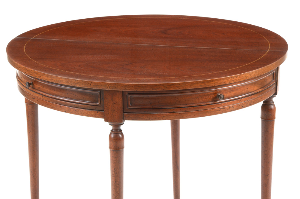 Mahogany Demi-Lune Card Table