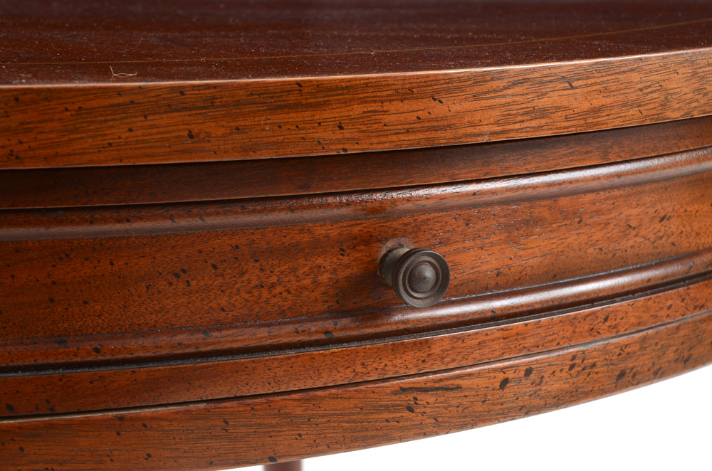 Mahogany Demi-Lune Card Table