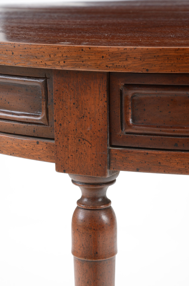 Mahogany Demi-Lune Card Table