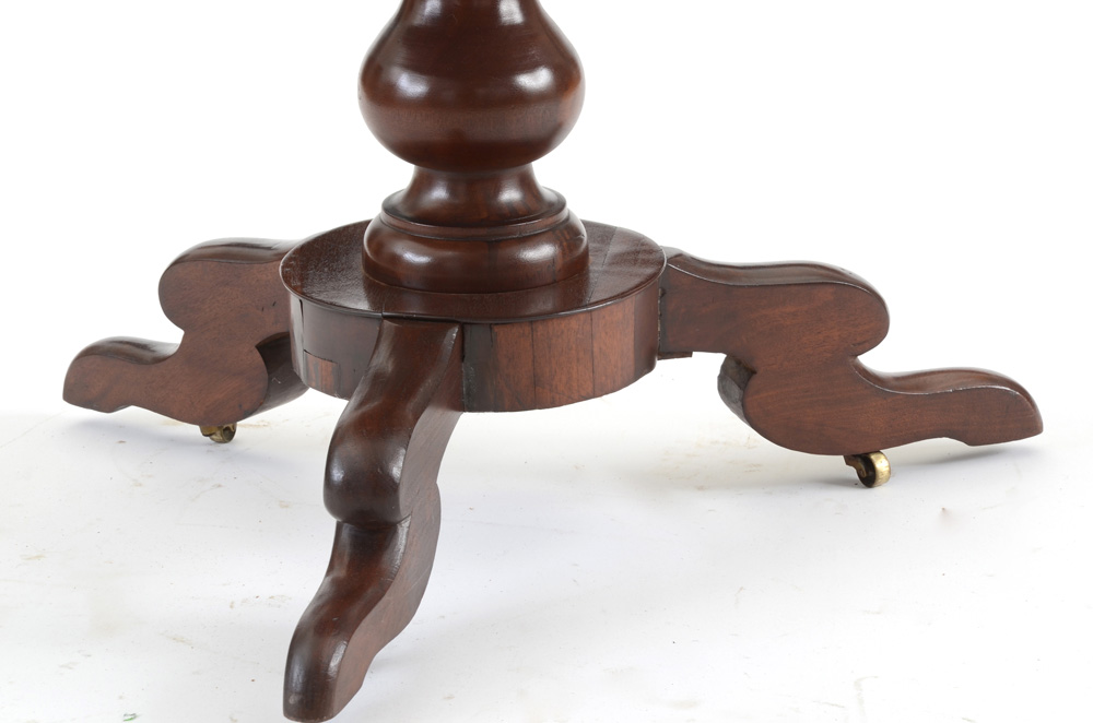 Antique American Empire Cellarette Style Game Table