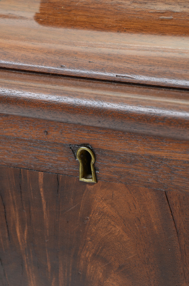 Antique American Empire Cellarette Style Game Table