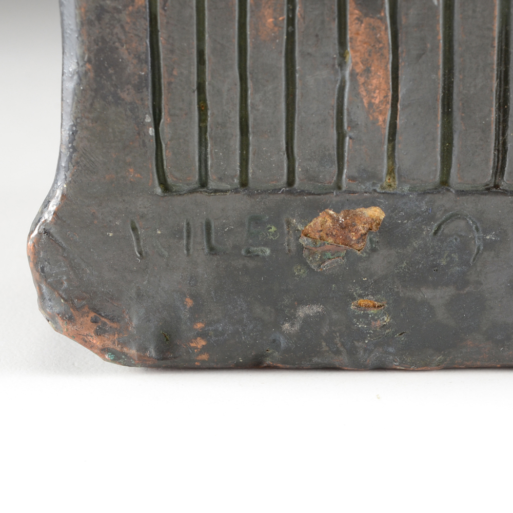 Pair of "The Builder" Bronze Bookends