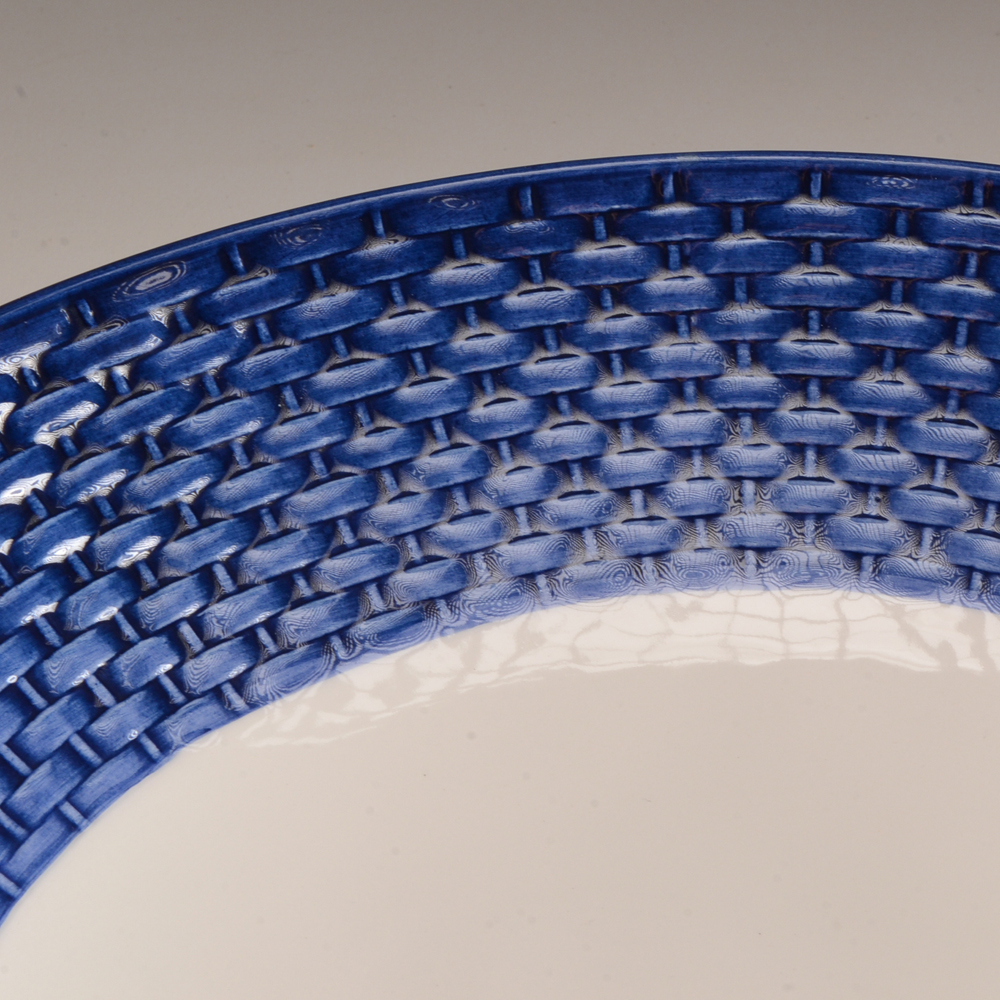 Tiffany & Co. "Basket Weave" Pitcher and Bowl