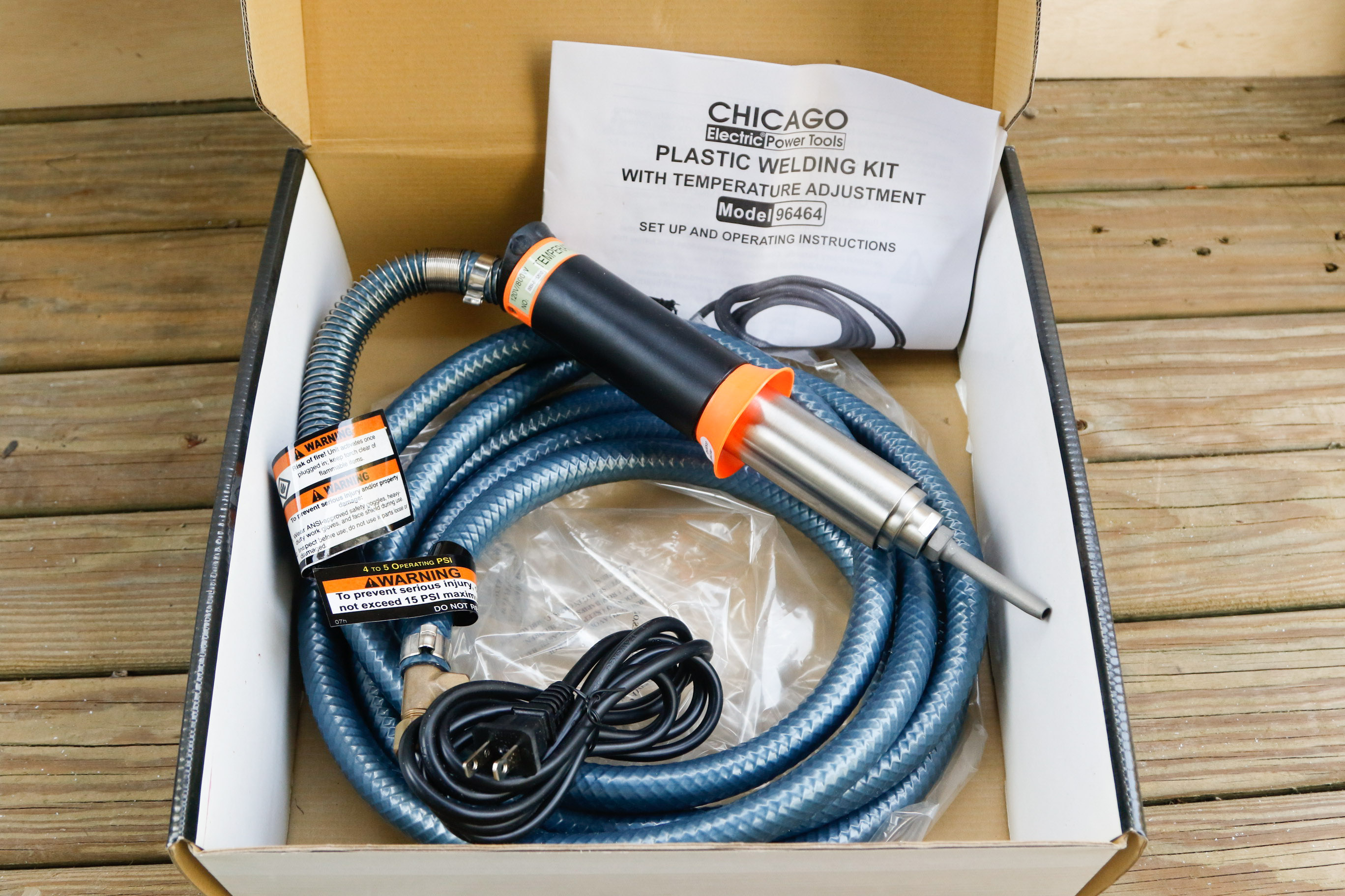 Chicago Electric Plastic Welding Kit New in Box