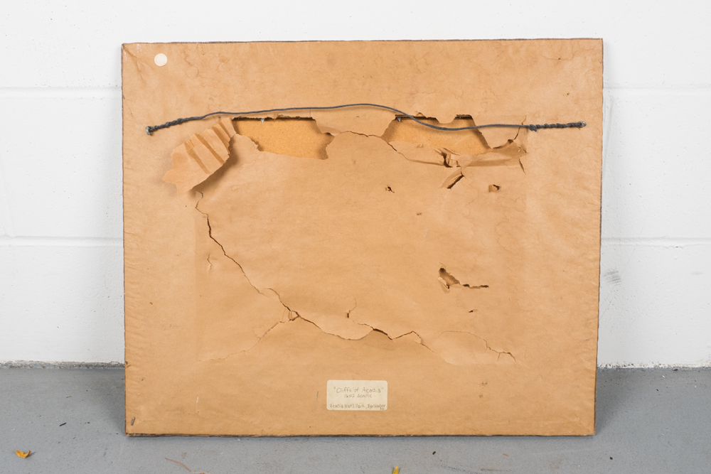 "Cliffs of Acadia" Original Acrylic Painting