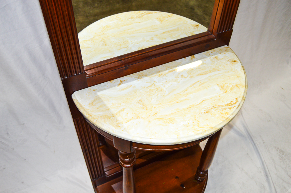 Late 20th Century Mirrored Hall Tree by Pulaski