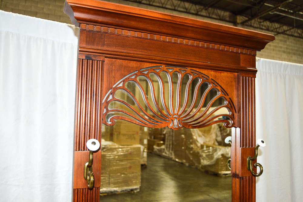 Late 20th Century Mirrored Hall Tree by Pulaski