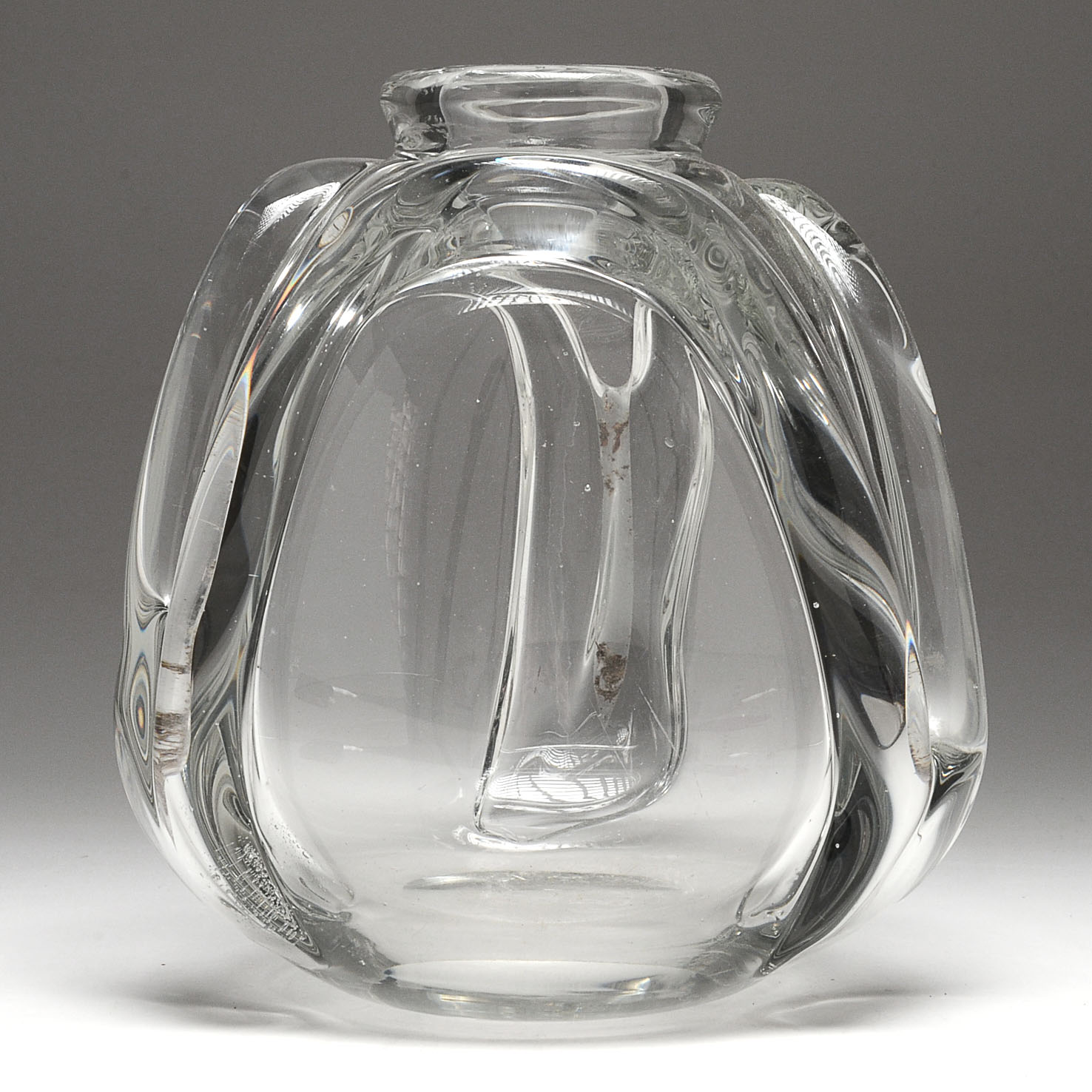 Mid-Century Gehlin-Gullaskruf Swedish Art Glass Vase