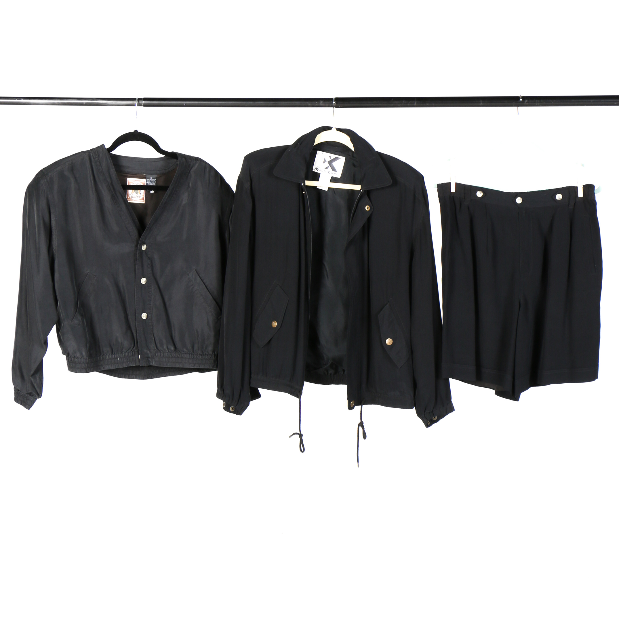Kriss Kross Vintage Silk Jackets and Shorts