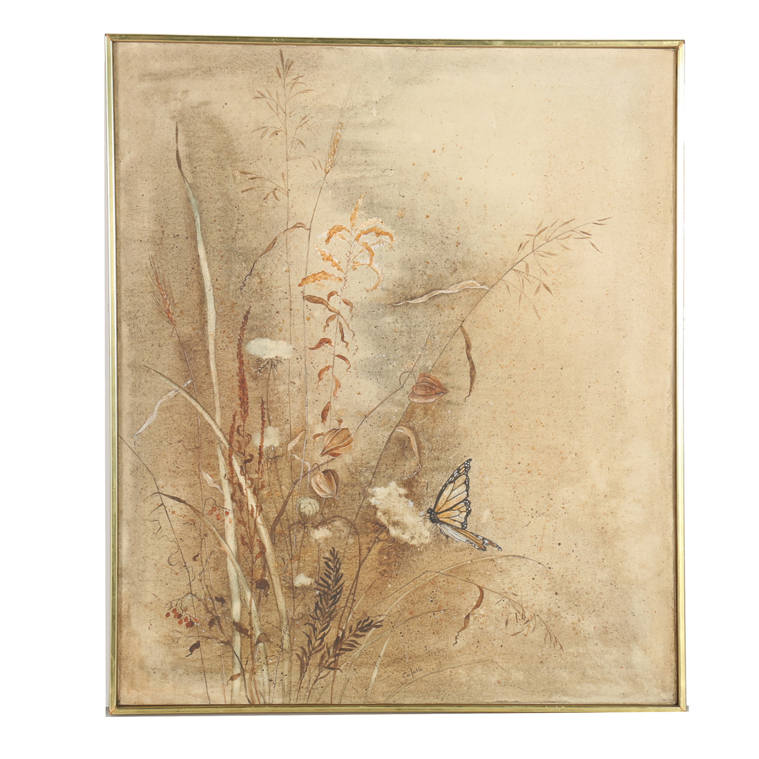 Louise Colussi Framed Acrylic Painting