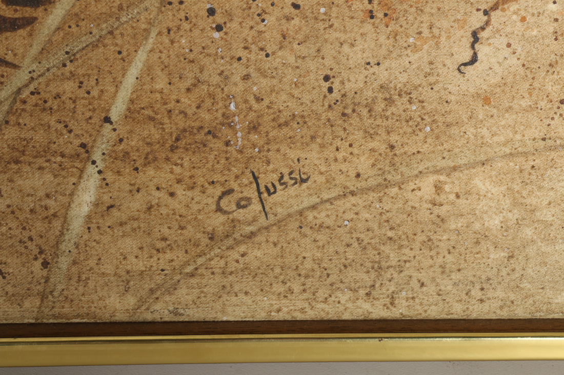 Louise Colussi Framed Acrylic Painting