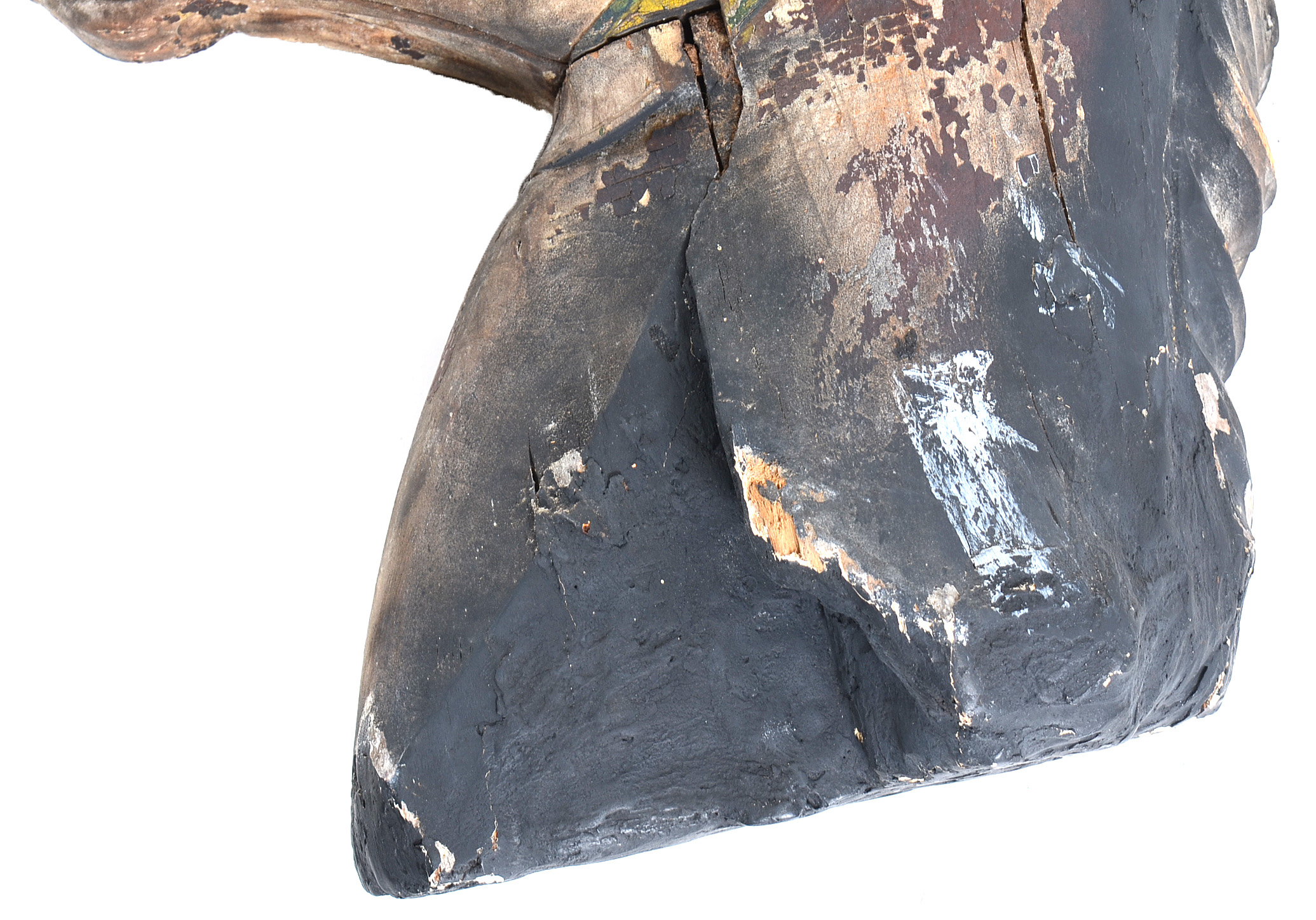 Antique Hand-Carved Carousel Horse Head