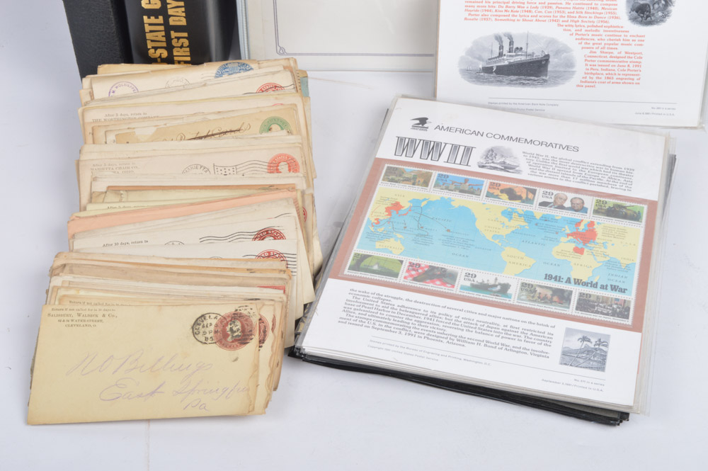 Generous Collection of United States Commemorative Postage Stamps