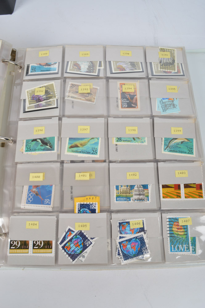 Generous Collection of United States Commemorative Postage Stamps