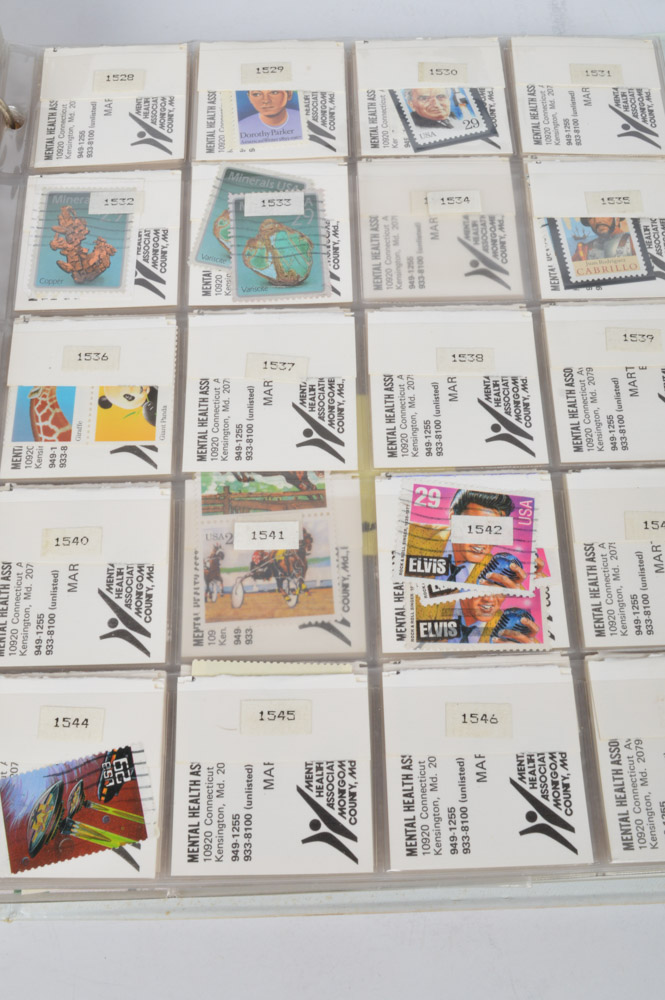 Generous Collection of United States Commemorative Postage Stamps