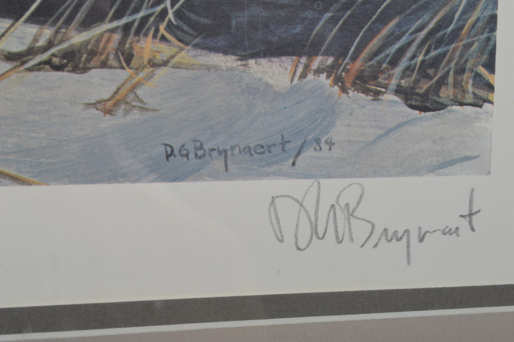 Pair of Signed Limited Edition D. G. Brynaert and Rhynard Klingbeil Prints
