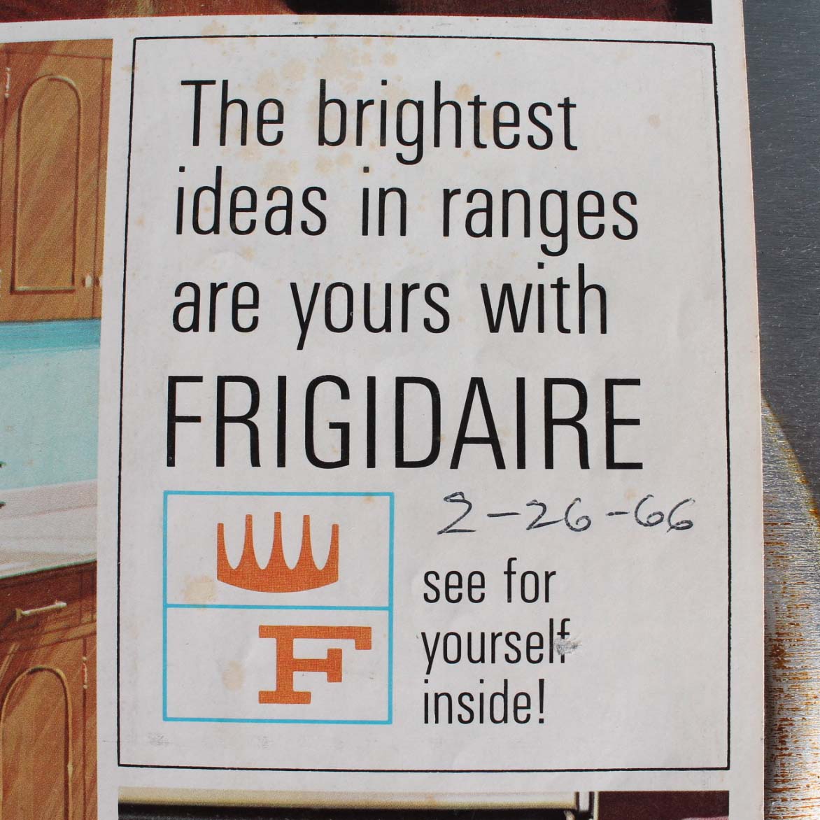 Vintage 1960's Frigidaire Flair Range