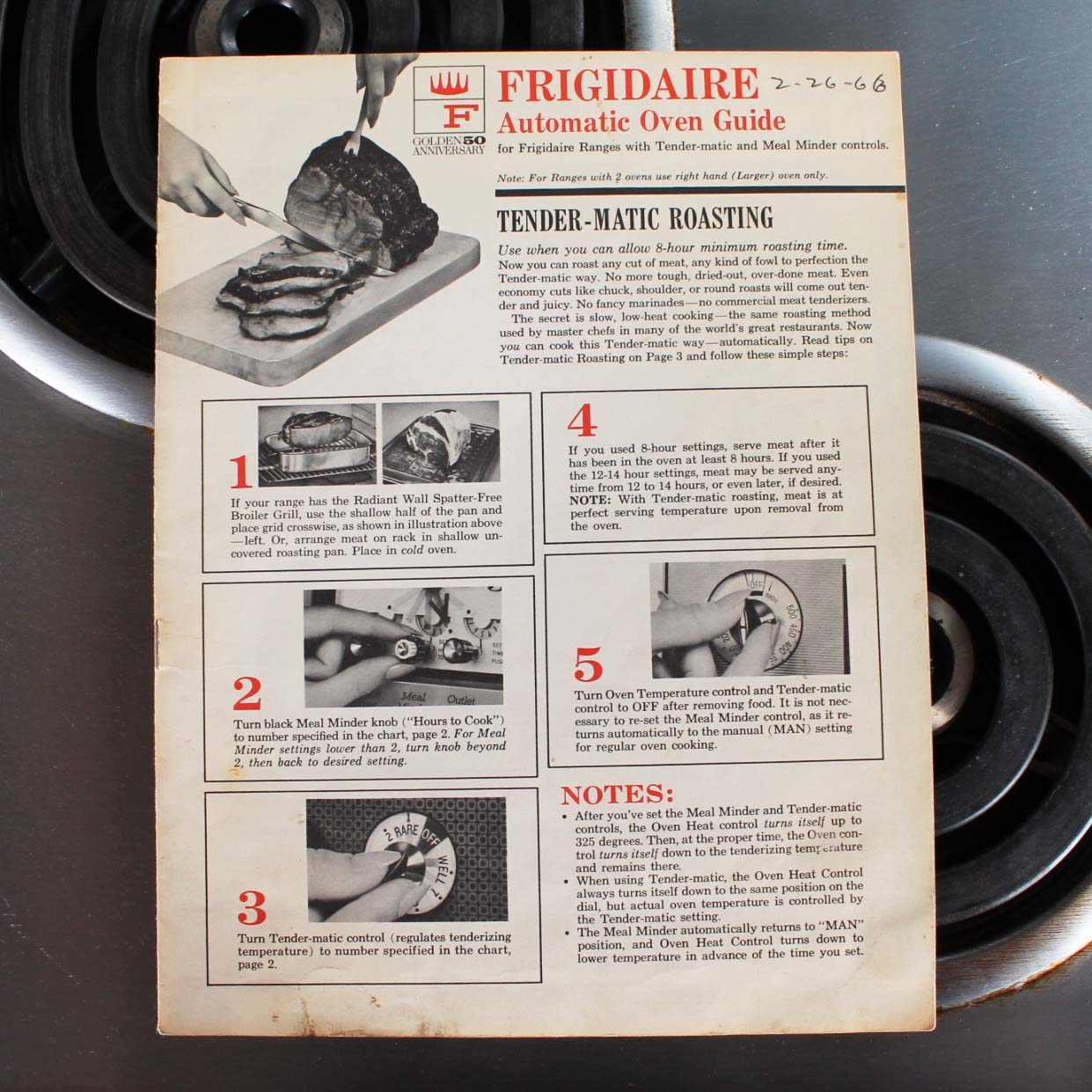 Vintage 1960's Frigidaire Flair Range