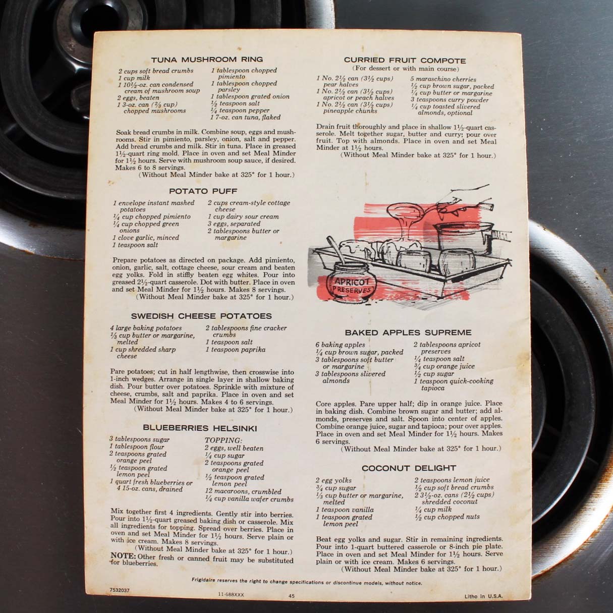 Vintage 1960's Frigidaire Flair Range