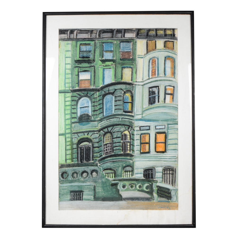 Peter Zonis Oil Pastel on Board