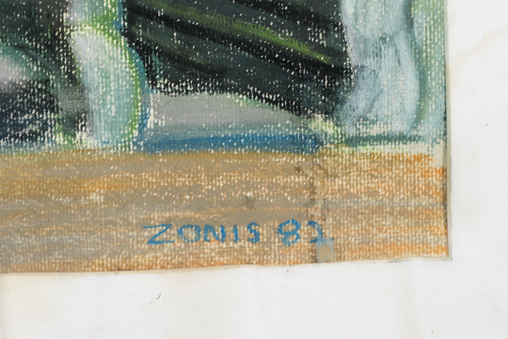 Peter Zonis Oil Pastel on Board